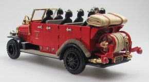 1925 Magirus KS10 Leipzig Voiture d'équipage toit ouvert rouge 1/43 tout monté