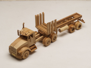 Kennworth Truck/Trailer Esche, Buche, Birke 1/12 Fertigmodell