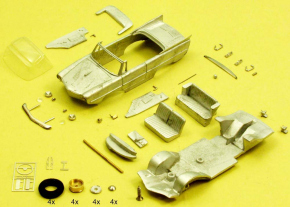 1960-1963 Amphicar Metall unlackiert 1/43 Bausatz