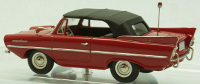 1960-1963 Amphicar, Metall, Dach geschlossen rot 1/43 Fertigmodell