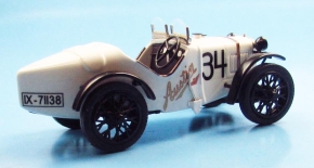 Austin Seven Walter Bäumer 1932-34 Werk Rennwagen weiss 1/32 Fertigmodell