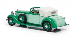 1934 Hispano Suiza J12 Convertible from Fernandez Darrin two tone green 1/18