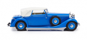 1934 Hispano Suiza J12 Cabriolet du Fernandez Darrin bleu 1/18 tout monté