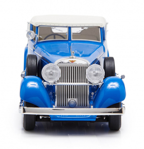 1934 Hispano Suiza J12 Cabriolet von Fernandez Darrin blau 1/18 Fertigmodell