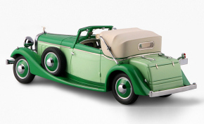 1934 Hispano Suiza J12 Three-position Drophead  Coupe two tone green 1/43 resin