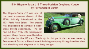 1934 Hispano Suiza J12 Three-position Drophead  Coupe two tone green 1/43 resin