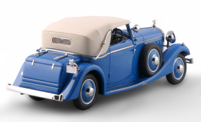 1934 Hispano Suiza J12 Three-position Drophead Coupe blau 1/43 Resine