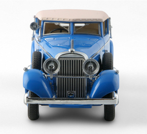 1934 Hispano Suiza J12 Three-position Drophead Coupe blau 1/43 Resine