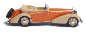 1934 Hispano Suiza J12 cabriolet by Vanvooren orange-beige 1/43 Fertigmodell