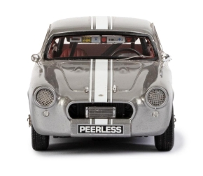 1958 Peerless GT  Coupe Raceversion No. 378 silver 1/43 resin ready made