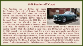 1958 Peerless GT  Coupe green 1/43 resin ready made