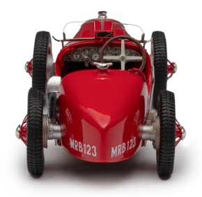 1928 Amilcar C6 voiture de course, Version rue MRB 123 rouge 1/43 résine