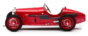 1928 Amilcar C6 Rennwagen, Straßenversion YU12 rot 1/43 Resine Fertigmodell