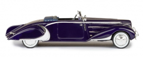 1935 Delage D8-85 Clabot Convertible from Henri Chapron dark blue 1/43 resin