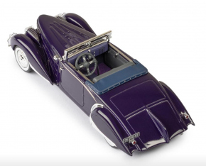 1935 Delage D8-85 Clabot Convertible from Henri Chapron dark blue 1/43 resin