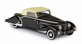 1935 Delage D8-85 Clabot Convertible from Henri Chapron black 1/43 resin