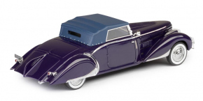 1935 Delage D8-85 Clabot Convertible from Henri Chapron dark blue 1/43 resin