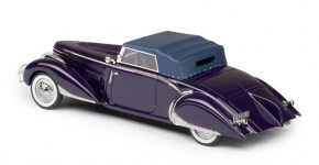 1935 Delage D8-85 Clabot Convertible from Henri Chapron dark blue 1/43 resin