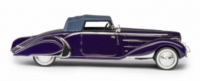 1935 Delage D8-85 Clabot Convertible from Henri Chapron dark blue 1/43 resin