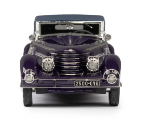 1935 Delage D8-85 Clabot Convertible from Henri Chapron dark blue 1/43 resin