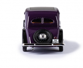 1934-41 Adler Trumpf Junior Limousine dunkelviolett-schwarz 1/43 Fertigmodell