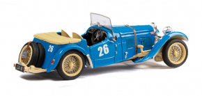 1947 H.R.G. 1500 Sport Roadster, toit ouvert bleu 1/43 résine tout monté