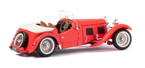 1947 H.R.G. 1500 Sport Roadster, toit ouvert rouge 1/43 résine tout monté