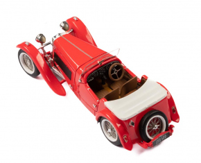 1947 H.R.G. 1500 Sport Roadster, toit ouvert rouge 1/43 résine tout monté