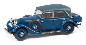 1933-1936 Mercedes Benz 290 W18 Convertible D closed top blue 1/43 ready made