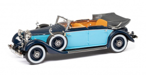 1933-1936 Mercedes Benz 290 W18 Convertible D open top two tone blue 1/43