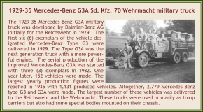 1929-35 Mercedes-Benz G3A Sd. Kfz. 70 Wermacht, Camouflage geschlossen grau