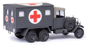 1929-35 Mercedes-Benz G3A Sd. Kfz. 71 Wermacht Militär Krankenwagen grau 1/43