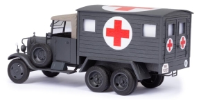 1929-35 Mercedes-Benz G3A Sd. Kfz. 71 Wermacht Militär Krankenwagen grau 1/43