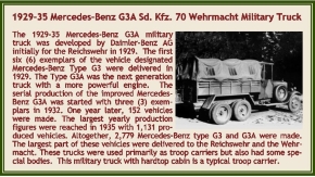 1929-35 Mercedes-Benz G3A Sd. Kfz. 70 Wermacht Militär hinten geschlossen grau