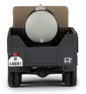 1929-35 Mercedes-Benz G3A Sd. Kfz. 70 Wermacht Militär mit Tank grau 1/43