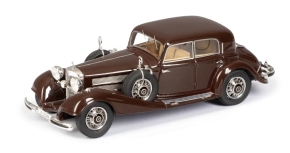 1936 Mercedes-Benz 540K W29 limousine brun foncé 1/43 résine tout monté