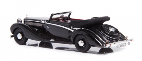 1938 Maybach SW 38 Cabriolet A Spohn, toit ouvert noir 1/43 tout monté