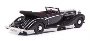 1938 Maybach SW 38 Cabriolet A Spohn, toit ouvert noir 1/43 tout monté