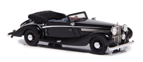 1938 Maybach SW 38 Cabriolet A Spohn, toit ouvert noir 1/43 tout monté