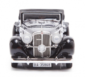 1938 Maybach SW 38 Cabriolet A Spohn, toit ouvert noir 1/43 tout monté