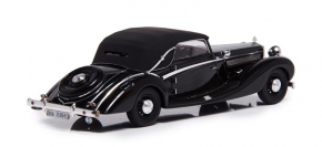 1938 Maybach SW 38 Cabriolet A Spohn, toit fermé noir 1/43 tout monté