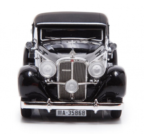 1938 Maybach SW 38 Cabriolet A Spohn, toit fermé noir 1/43 tout monté