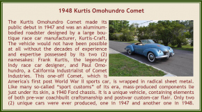 1947 Kurtis Omohundro roadster blue 1/43 ready made