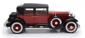 1928 Cadillac Series 341A "Al Capone" Town Sedan rouge-noir 1/18 tout monté