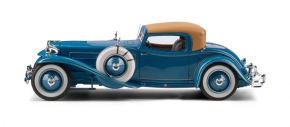 1929 Cord L-29  Coupe par Hayes pour Count Alexis de Sakhnoffsky bleu 1/24