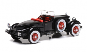 1928 Stutz Black Hawk Speedster, toit ouvert noir 1/43 tout monté