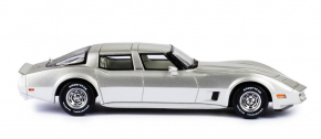 1980 Chevrolet Corvette America 4-door, closed roof silver 1/43 ready made