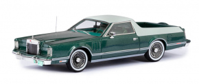 1977 Lincoln Continental Mark V Coloma Pickup bicolore vert 1/43 tout monté