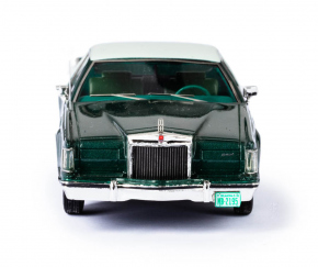 1977 Lincoln Continental Mark V Coloma Pickup bicolore vert 1/43 tout monté