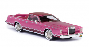 1977 Lincoln Continental Mark V Coloma Pickup two tone purple 1/43 ready made